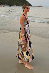 BACKLESS MIDI DRESS "LILIANA"