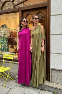 LONG ONE SHOULDER DRESS “ASPASIA”