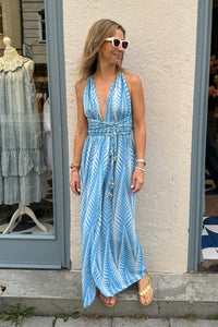 LONG NECKHOLDER DRESS "FINIKAS"