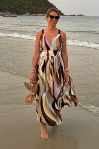 BACKLESS MIDI DRESS "LILIANA"