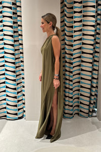 LONG ONE SHOULDER DRESS “ASPASIA”