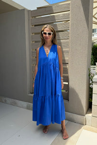 SLEEVELESS MIDI DRESS "IRIDA"