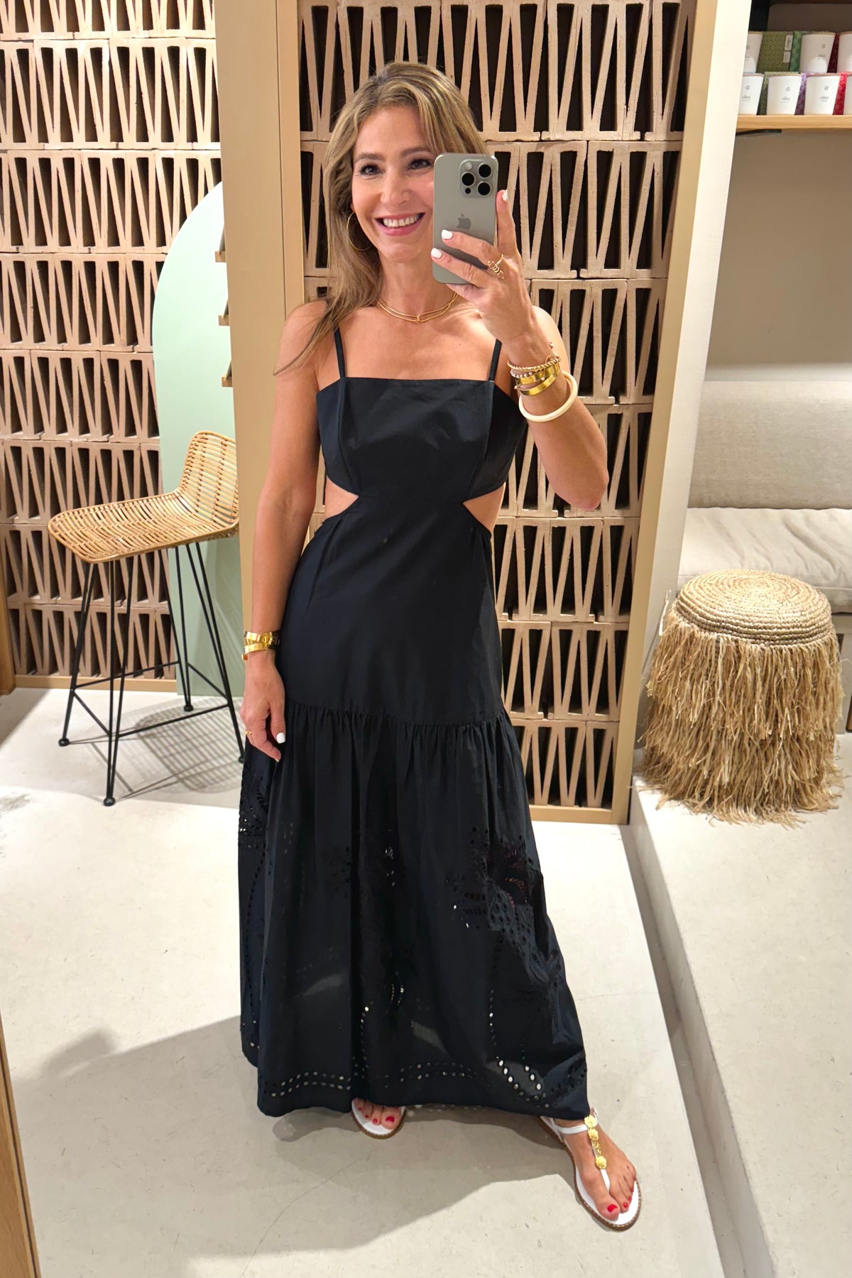 LONG DRESS WITH OPEN BACK "PALM SPRINGS"