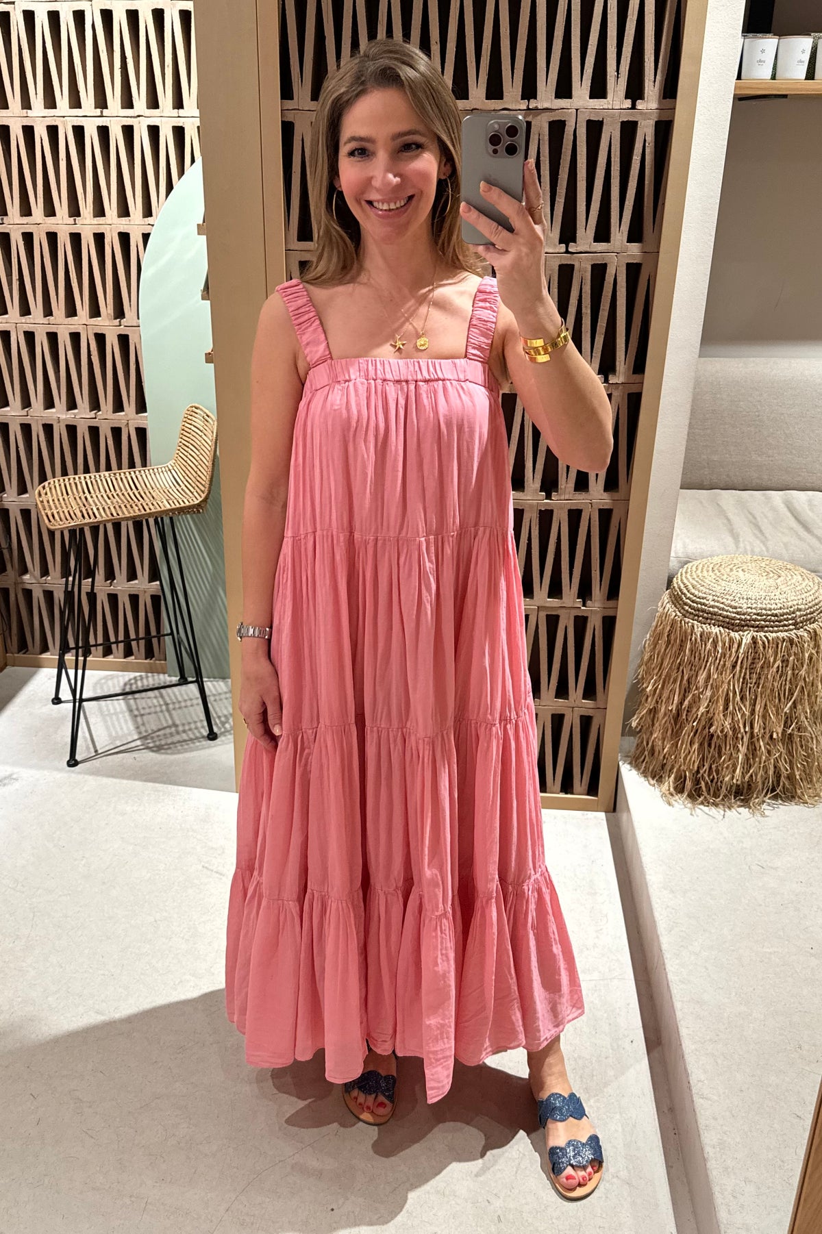 STRAPPY OVERSIZED MIDI DRESS "DAPHNE"