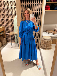 SHIRT DRESS WITH BELT "CECILIA"