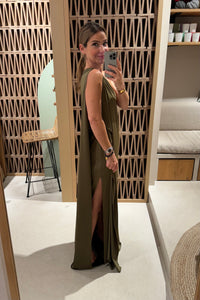 LONG ONE SHOULDER DRESS “ASPASIA”