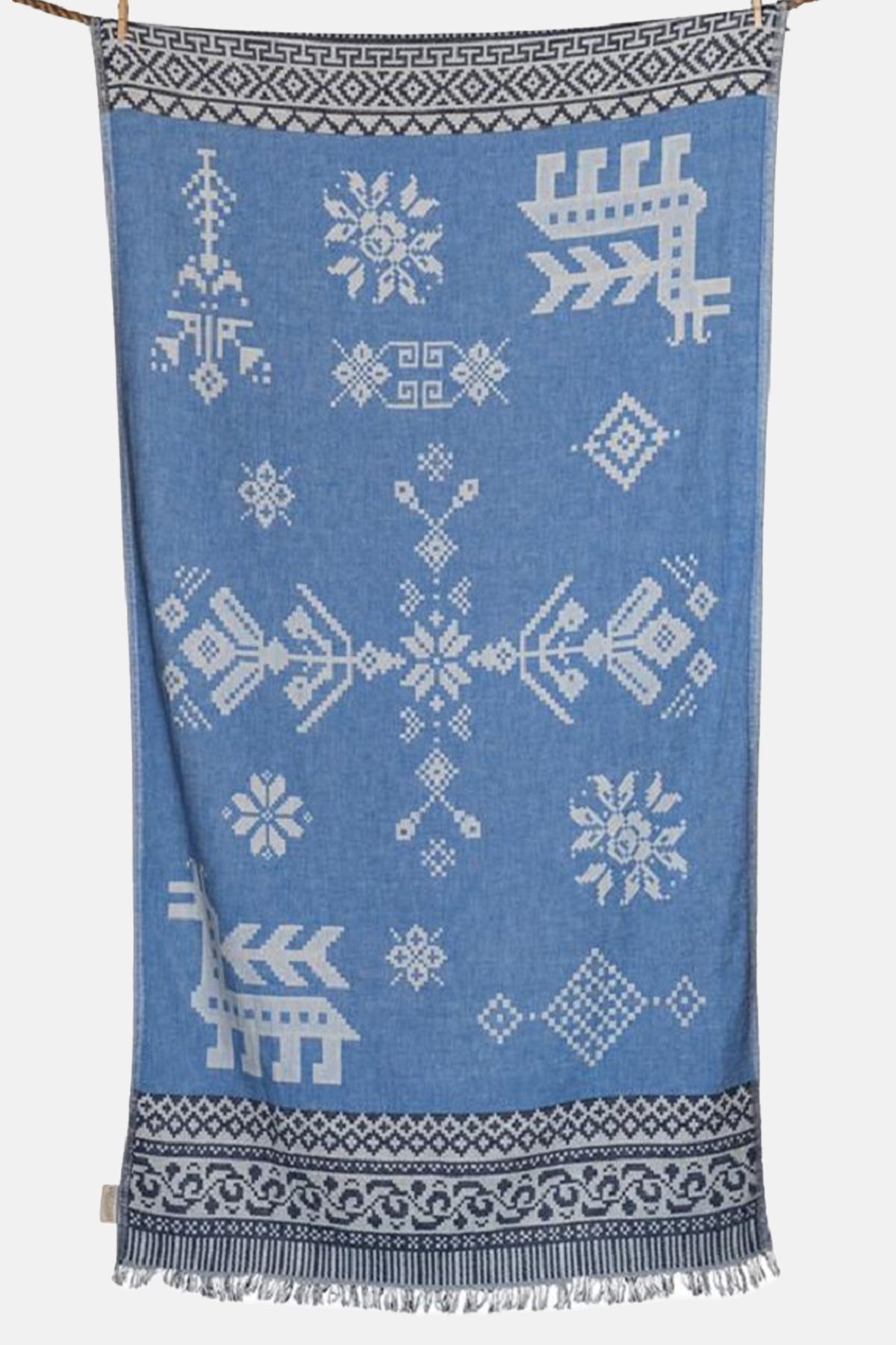 WOVEN BEACH TOWEL "KENTIMA"