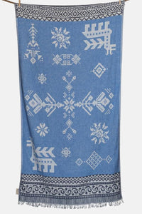 WOVEN BEACH TOWEL "KENTIMA"