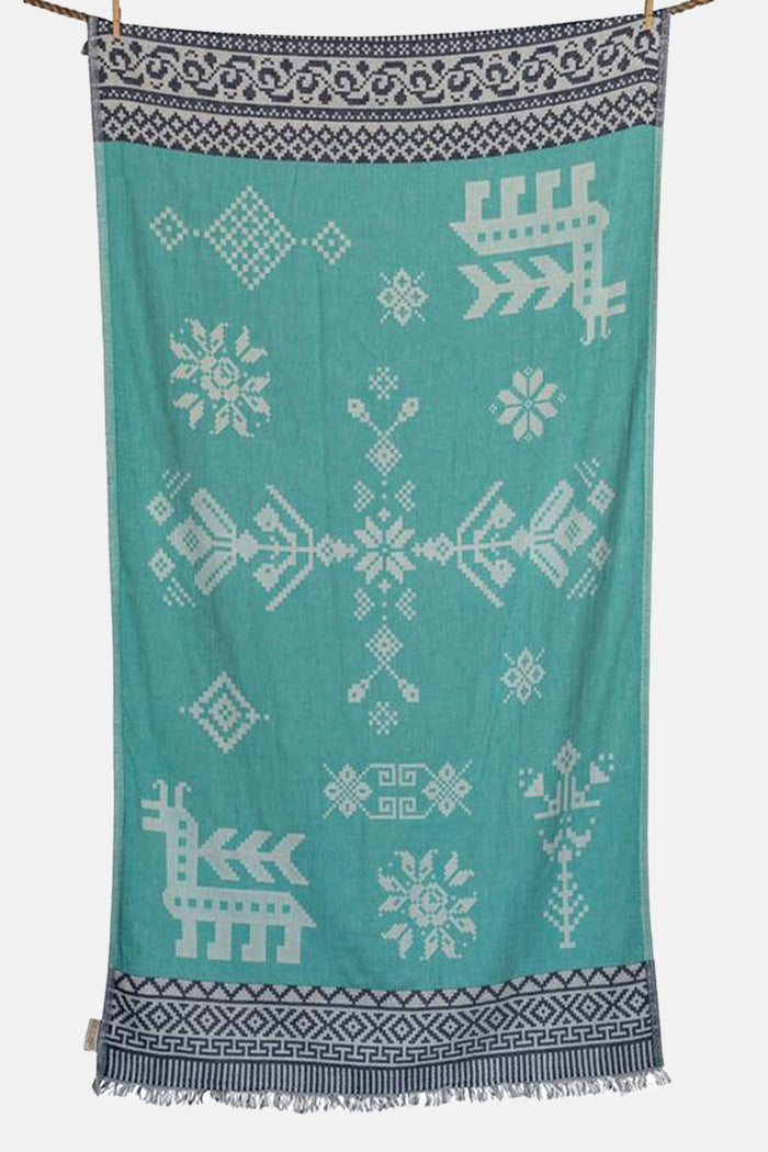 WOVEN BEACH TOWEL "KENTIMA"