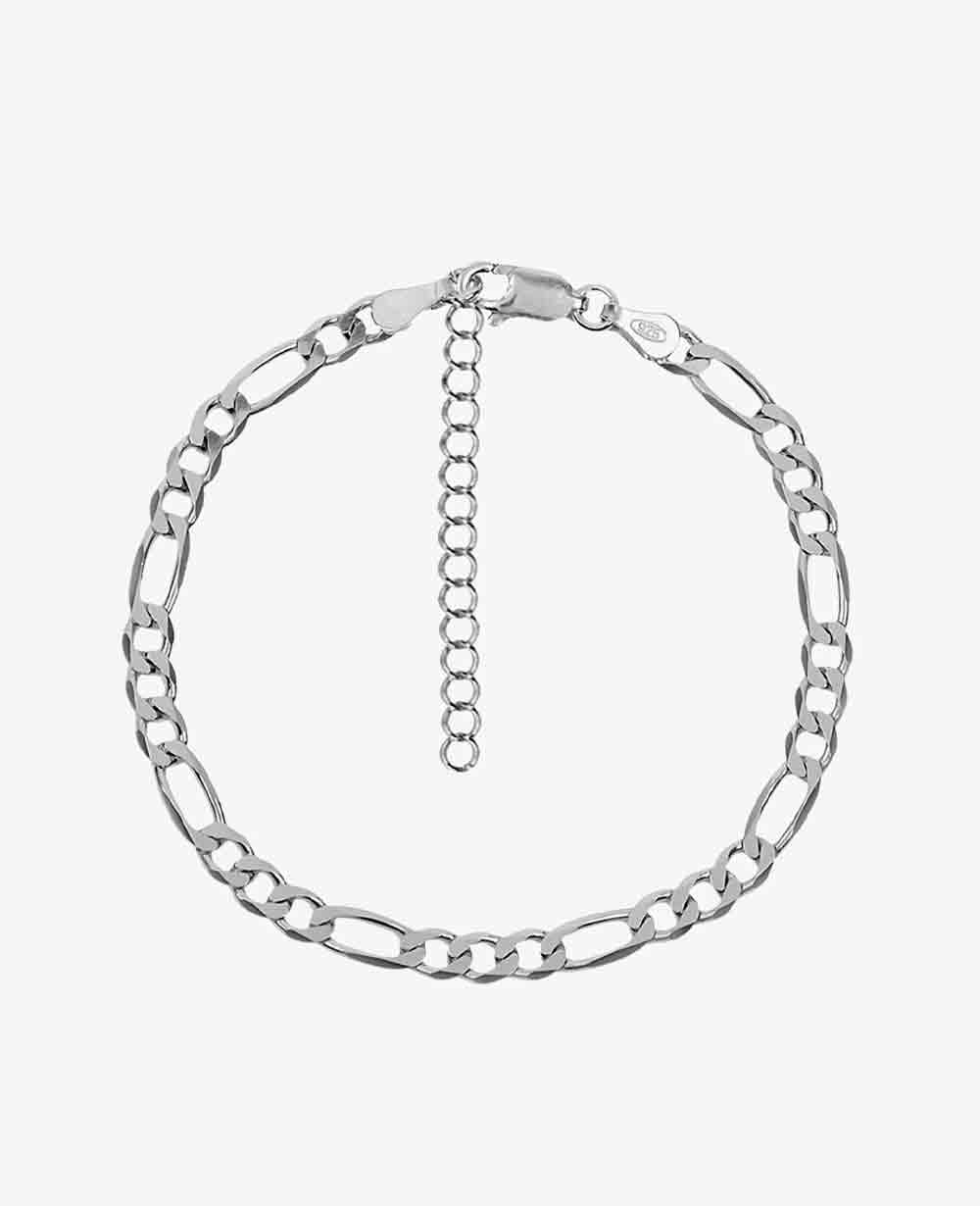 BRACELET "FIGARO" SILVER
