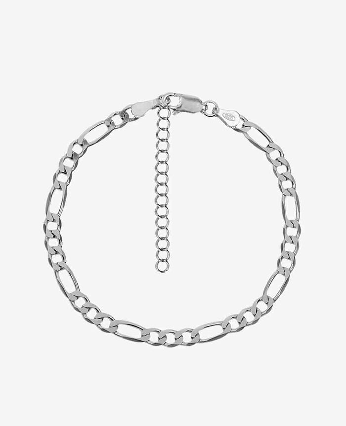 BRACELET "FIGARO" SILVER