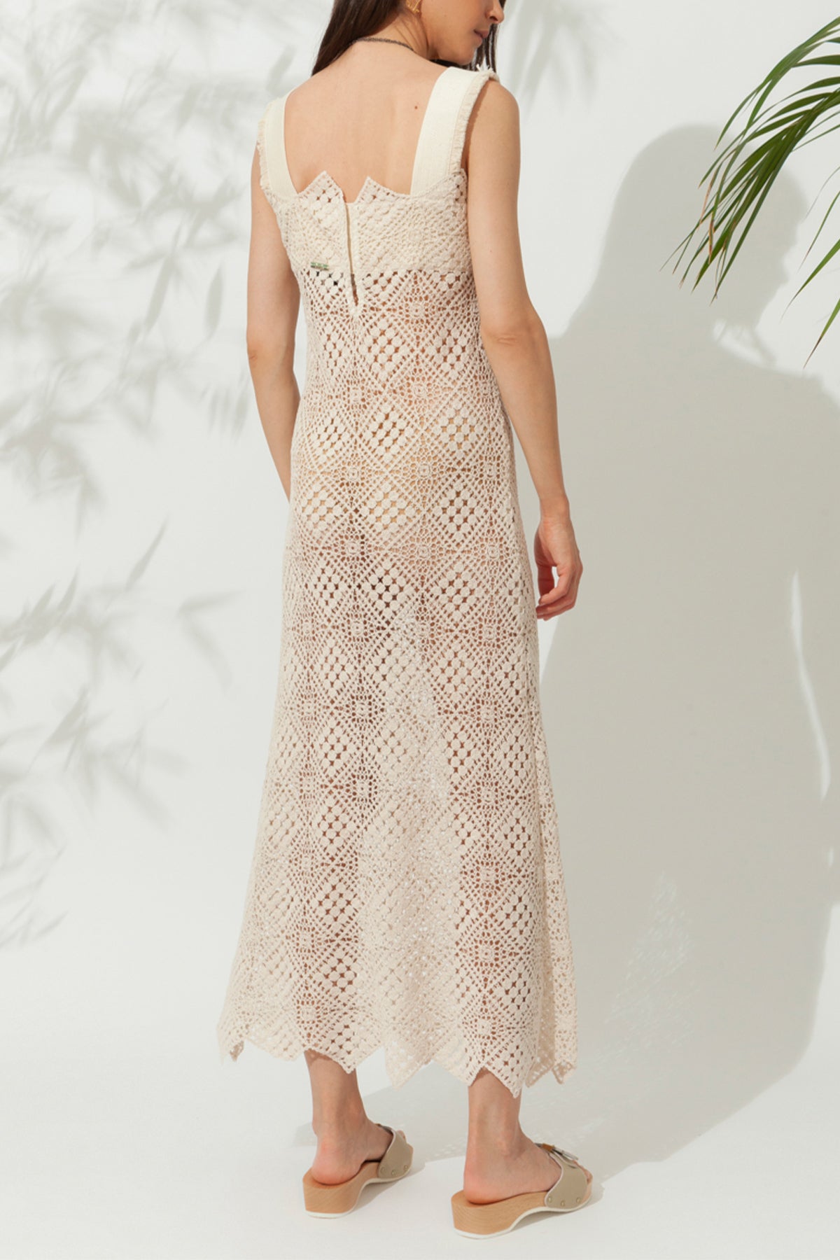 CROCHET KNITTED MIDI DRESS "APHRODITE"