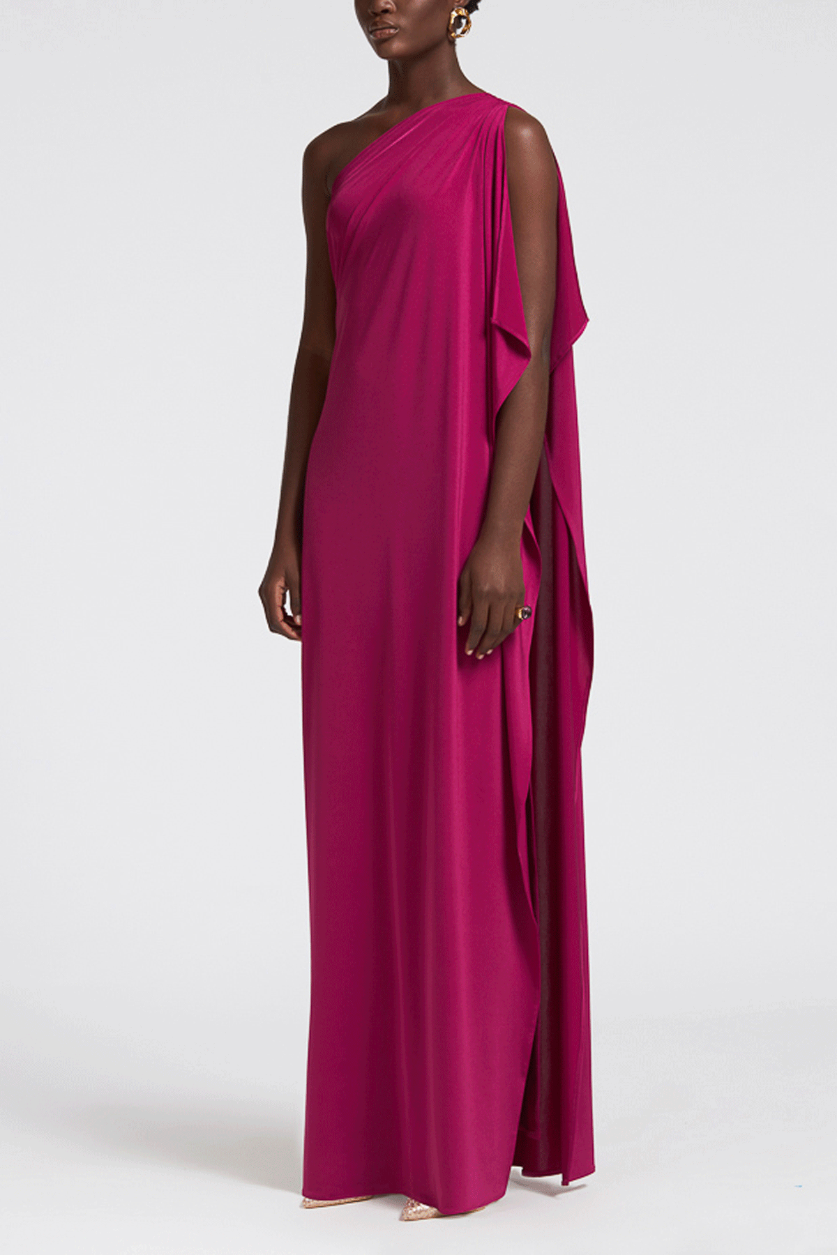 LONG ONE SHOULDER DRESS “ASPASIA”