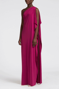 LONG ONE SHOULDER DRESS “ASPASIA”