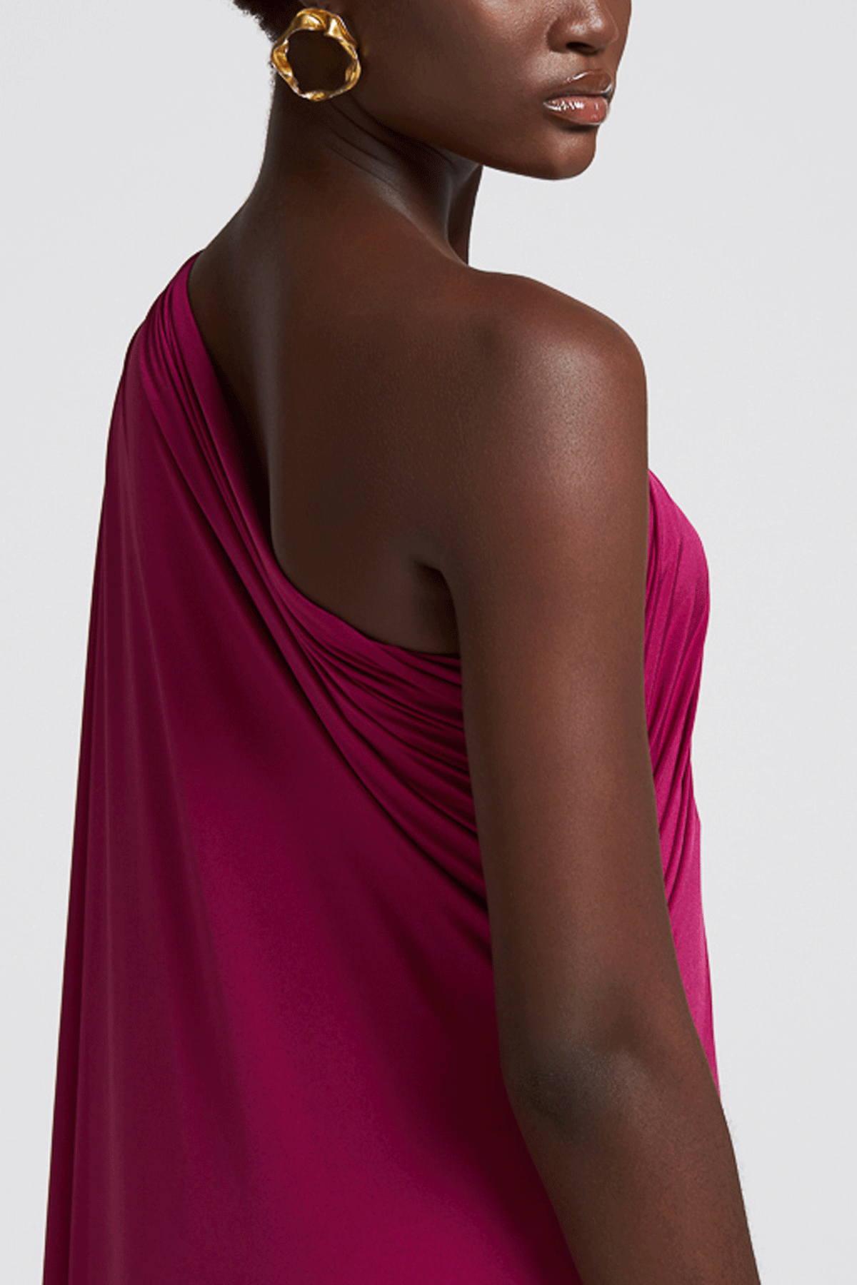 LONG ONE SHOULDER DRESS “ASPASIA”