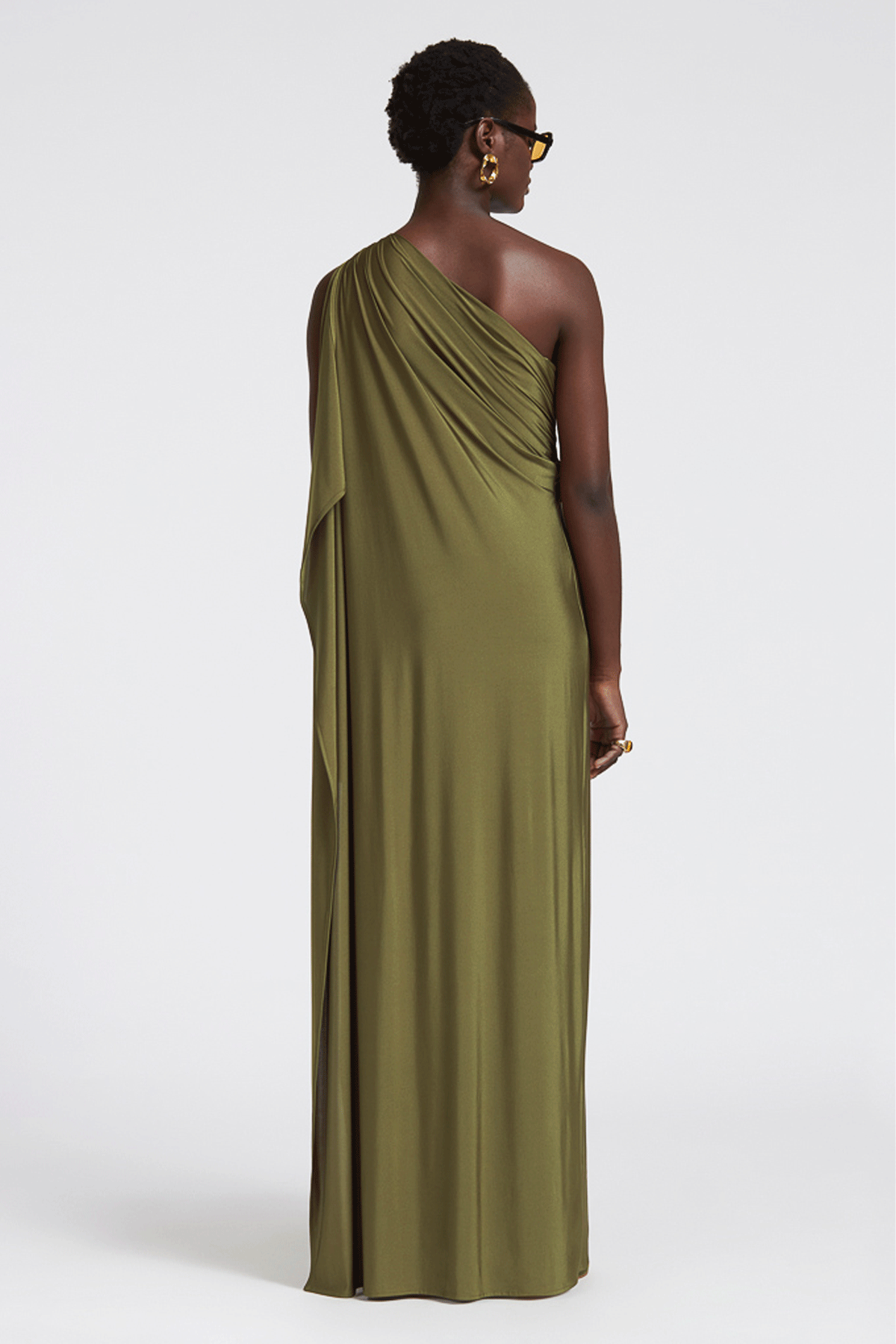 LONG ONE SHOULDER DRESS “ASPASIA”