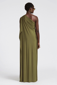 LONG ONE SHOULDER DRESS “ASPASIA”