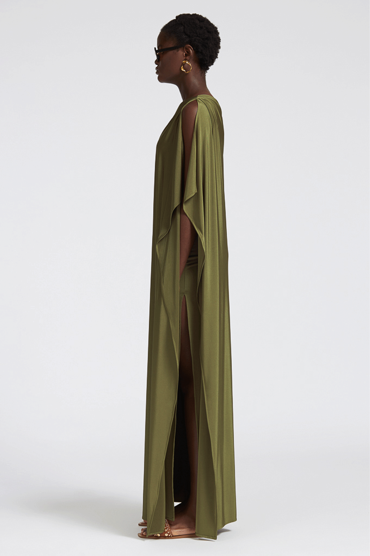 LONG ONE SHOULDER DRESS “ASPASIA”