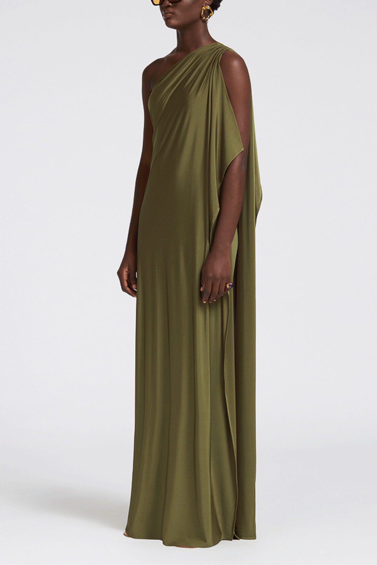 LONG ONE SHOULDER DRESS “ASPASIA”