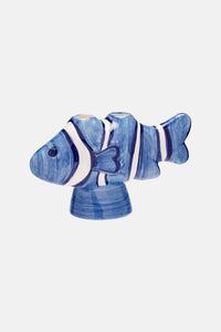 CANDLE HOLDER "CLOWNFISH" BLUE