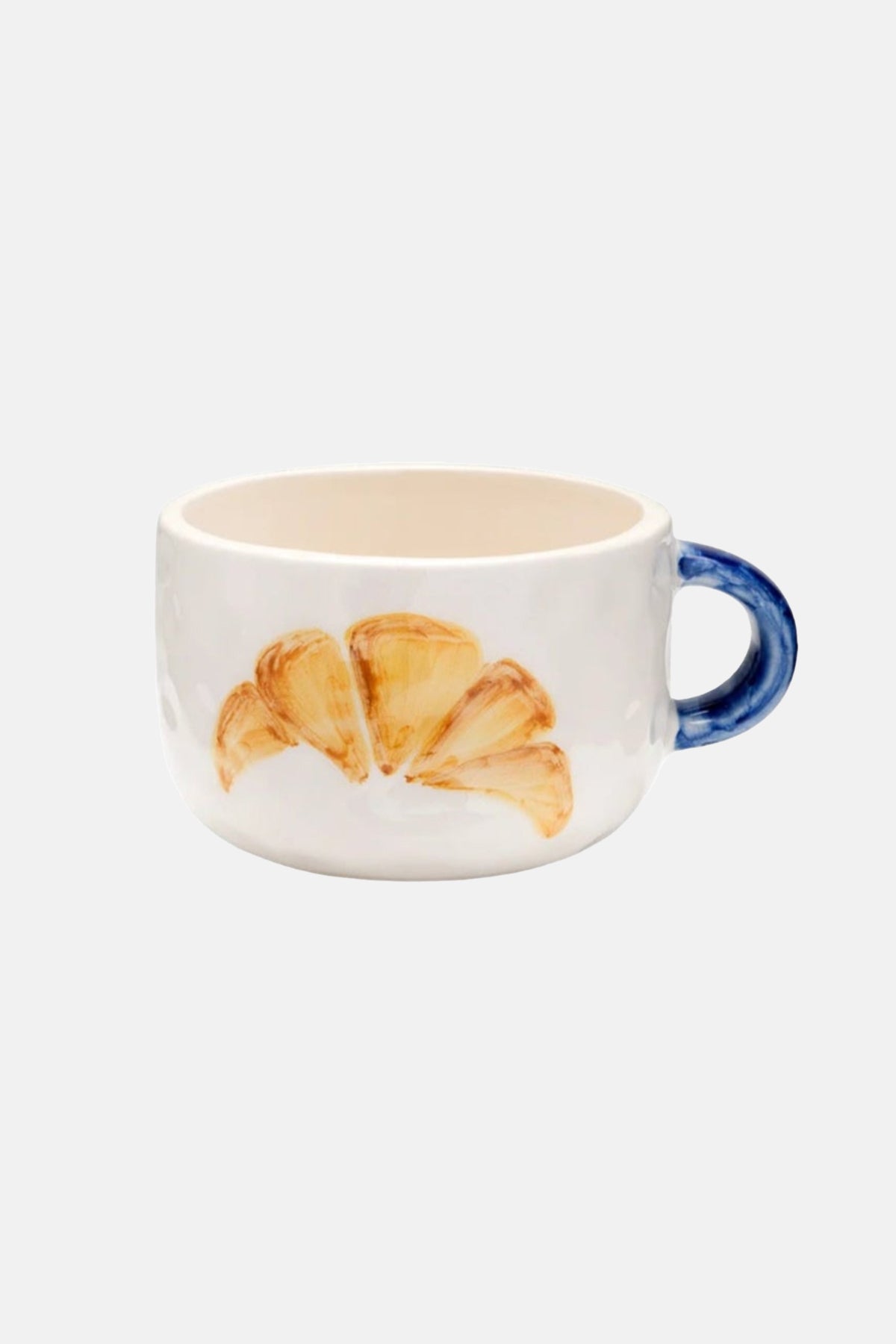 CAPPUCCINO MUG "CROISSANT" ECRU
