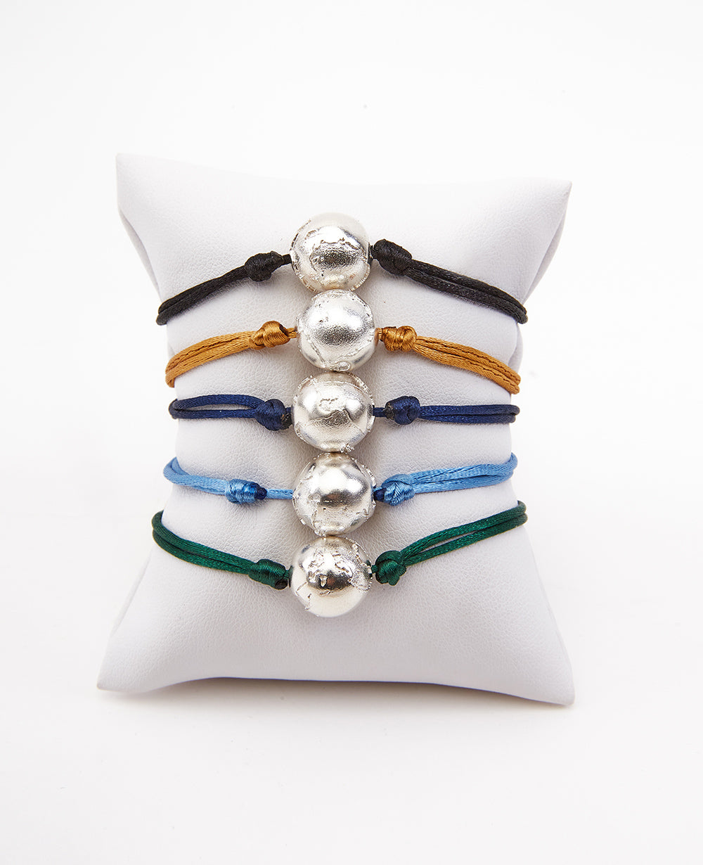 BRACELET "GLOBE" SILVER