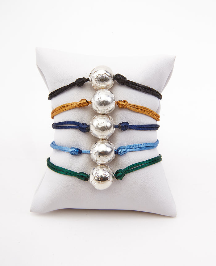 BRACELET "GLOBE" SILVER
