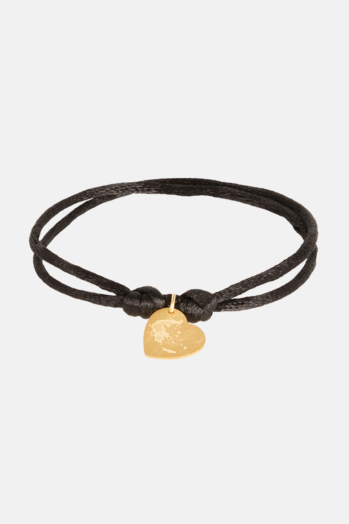 BRACELET "LOVE GREECE" BLACK/GOLD