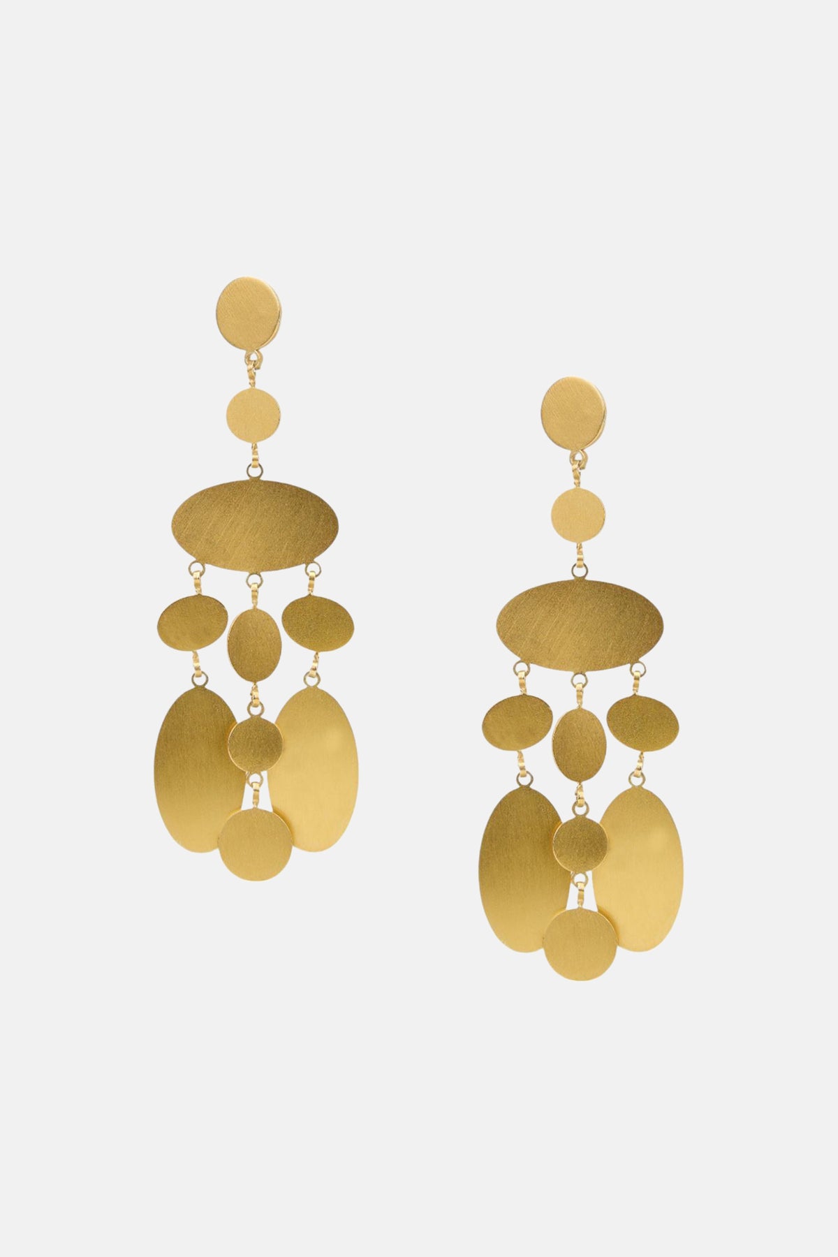 CHANDELIER EARRINGS "ELECTRYONE" GOLD