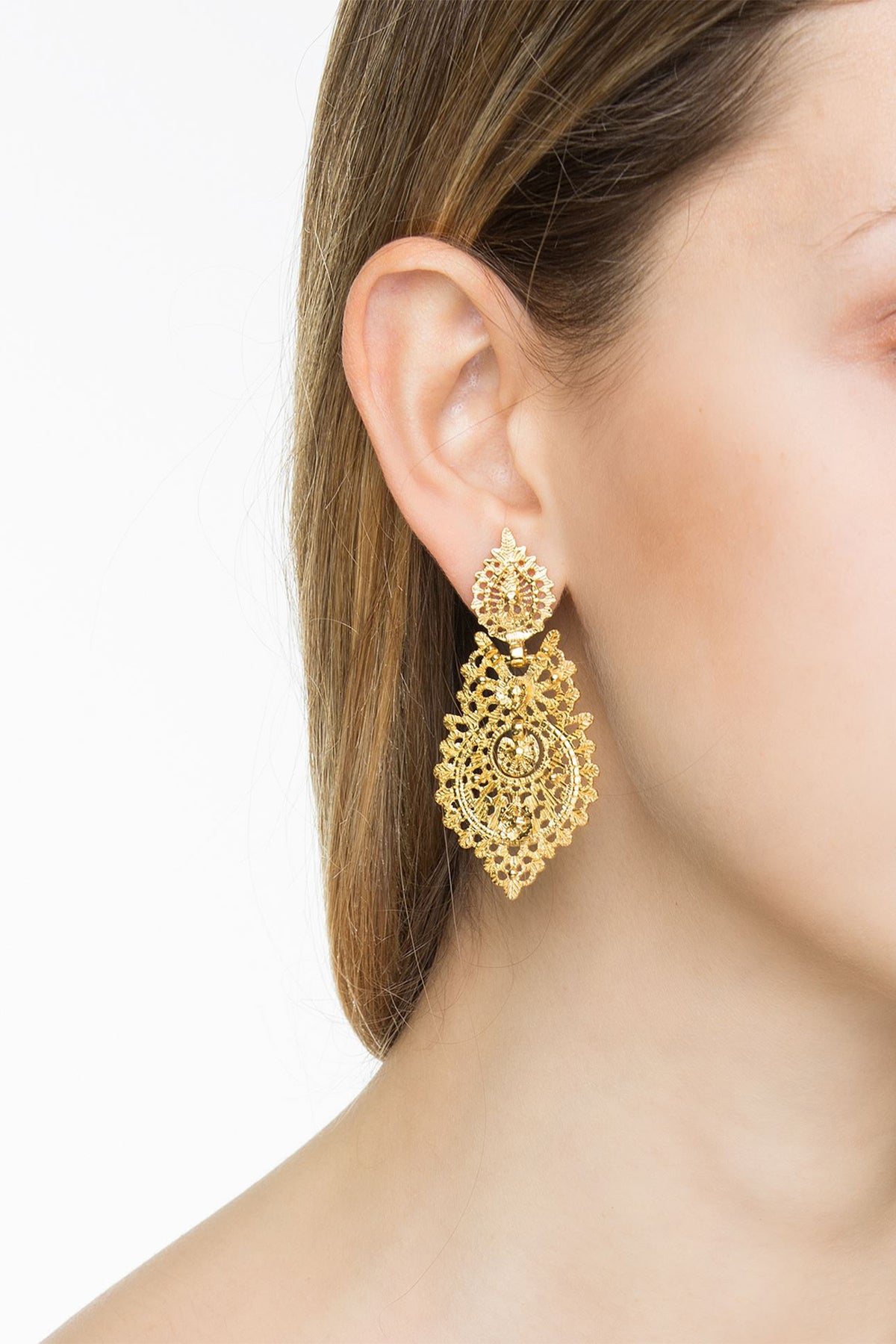 EARRINGS "JACKIE" GOLD