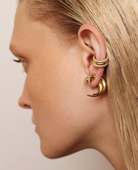 EARRINGS “HORN” GOLD