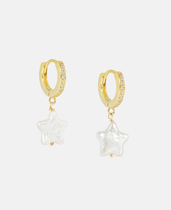 EARRINGS “STARRY PEARL” GOLD