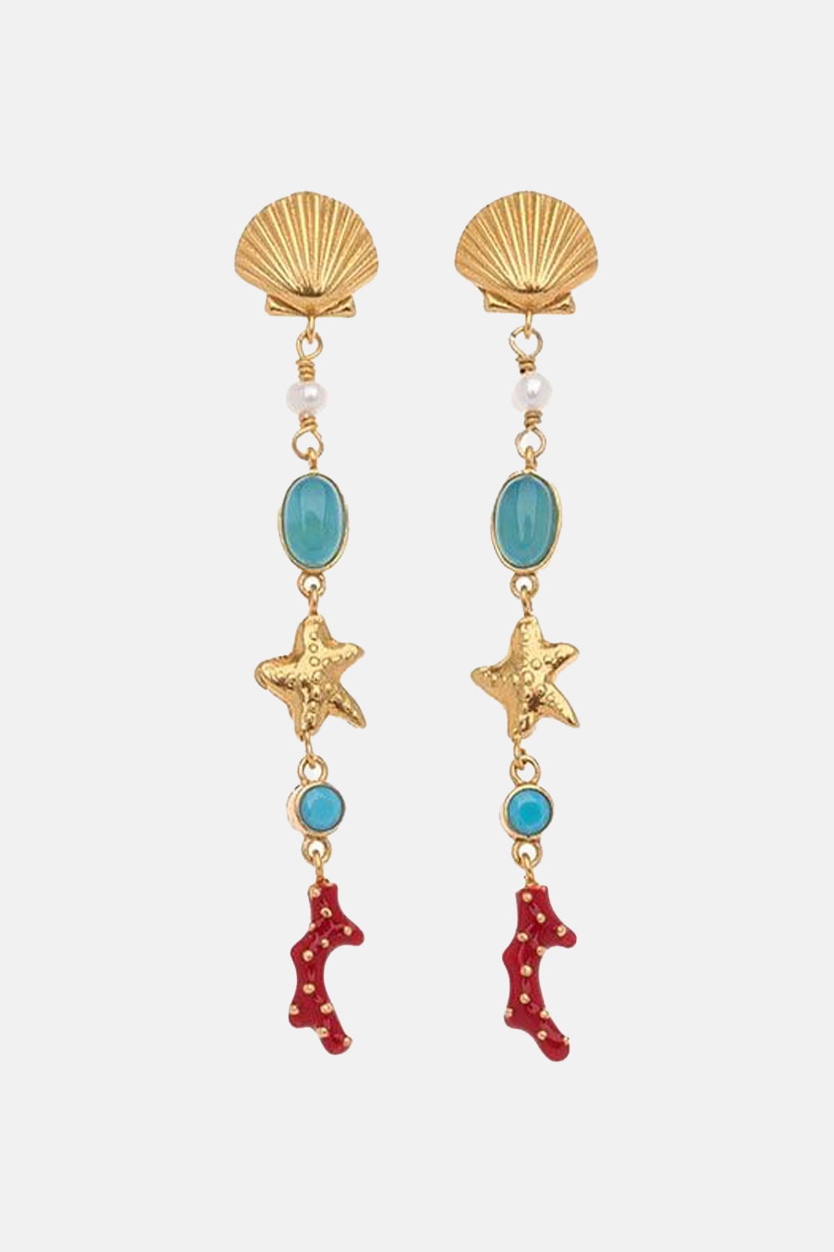 EARRINGS "BEACH PARTY" MULTICOLOR