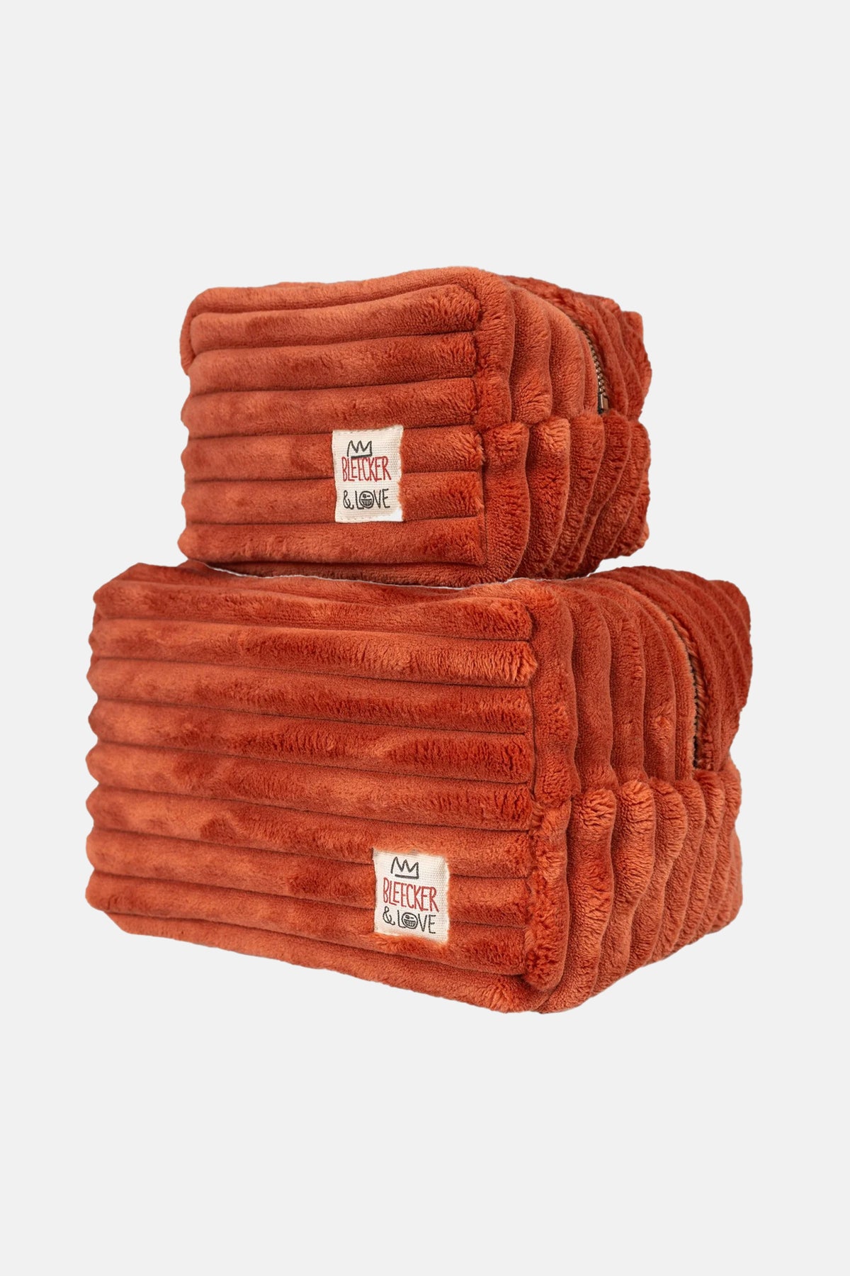 COSMETIC POUCH "KISSED" CINNAMON