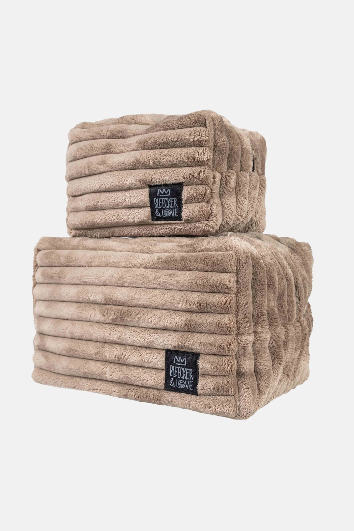 COSMETIC POUCH "SNUGGLE" TAUPE