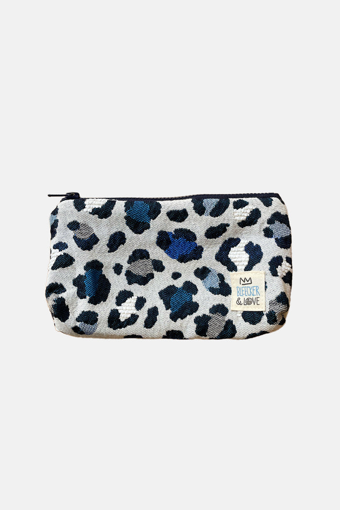 MINI POUCH "SINAI" WHITE/BLUE