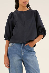 STRIPED OVERSIZED GLOSSY BLOUSE/JACKET