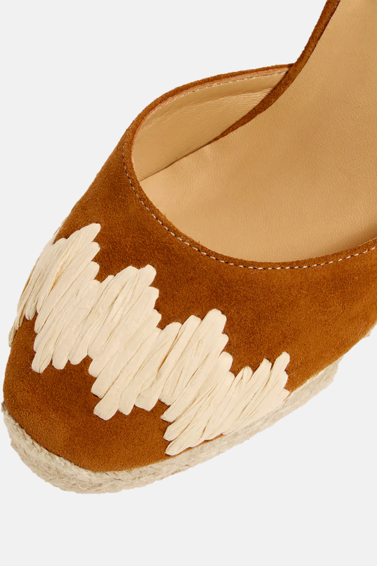 ESPADRILLES WEDGES "CANDE" BROWN