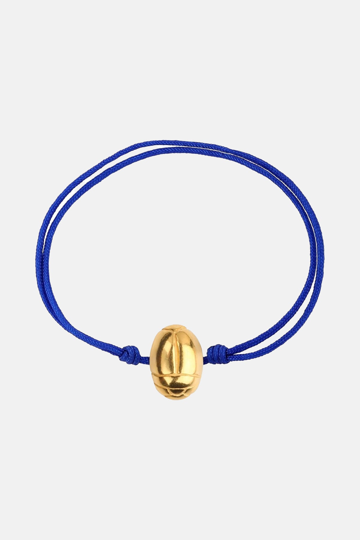BRACELET "BEETLE" ROYAL BLUE/GOLD