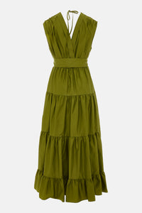 LONG SLEEVELESS DRESS "FAIDRA"