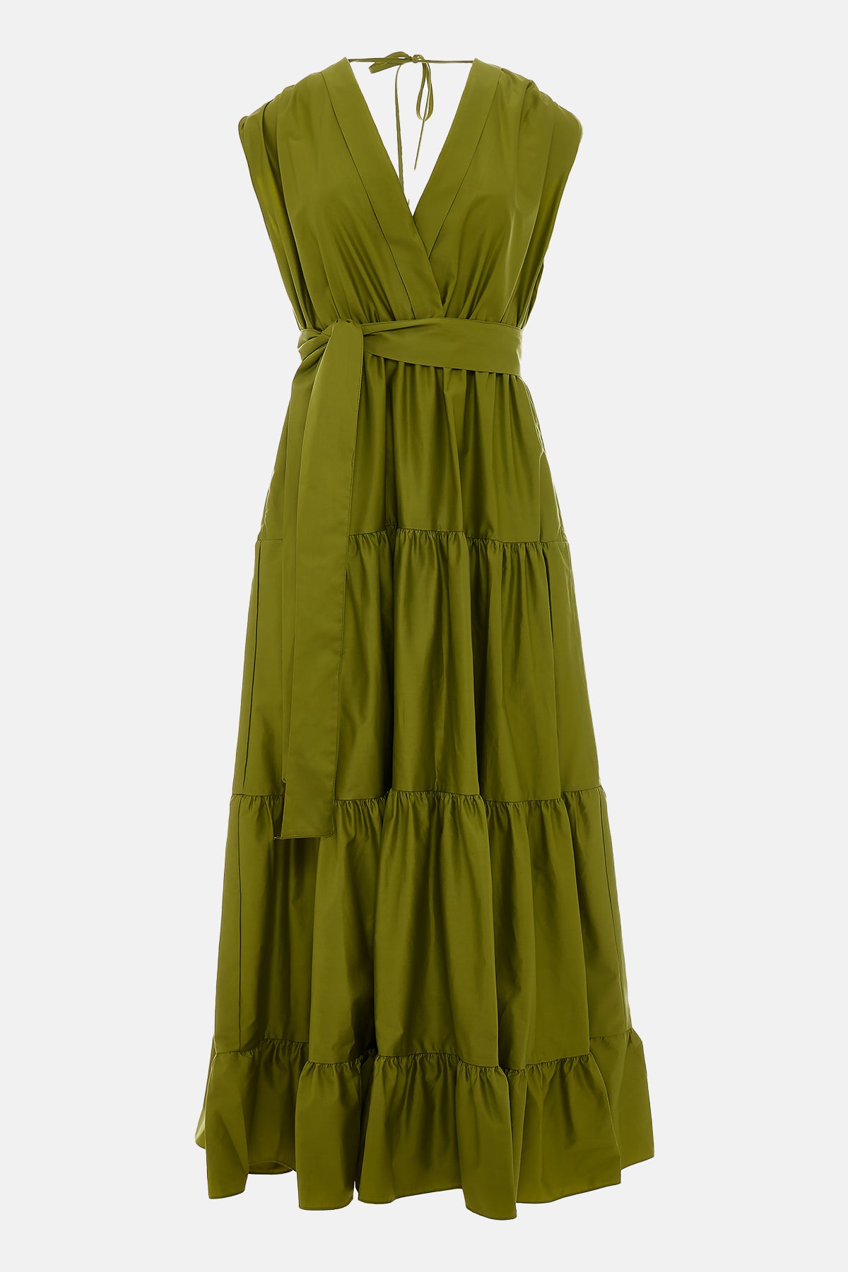 LONG SLEEVELESS DRESS "FAIDRA"