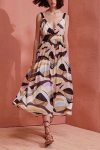 BACKLESS MIDI DRESS "LILIANA"