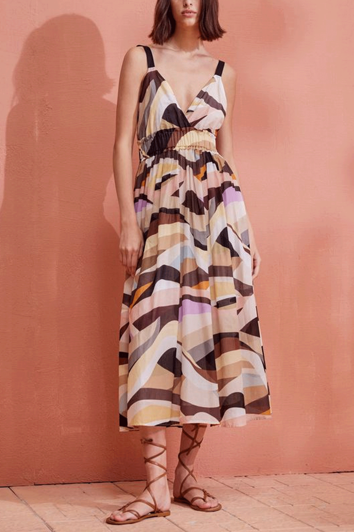 BACKLESS MIDI DRESS "LILIANA"