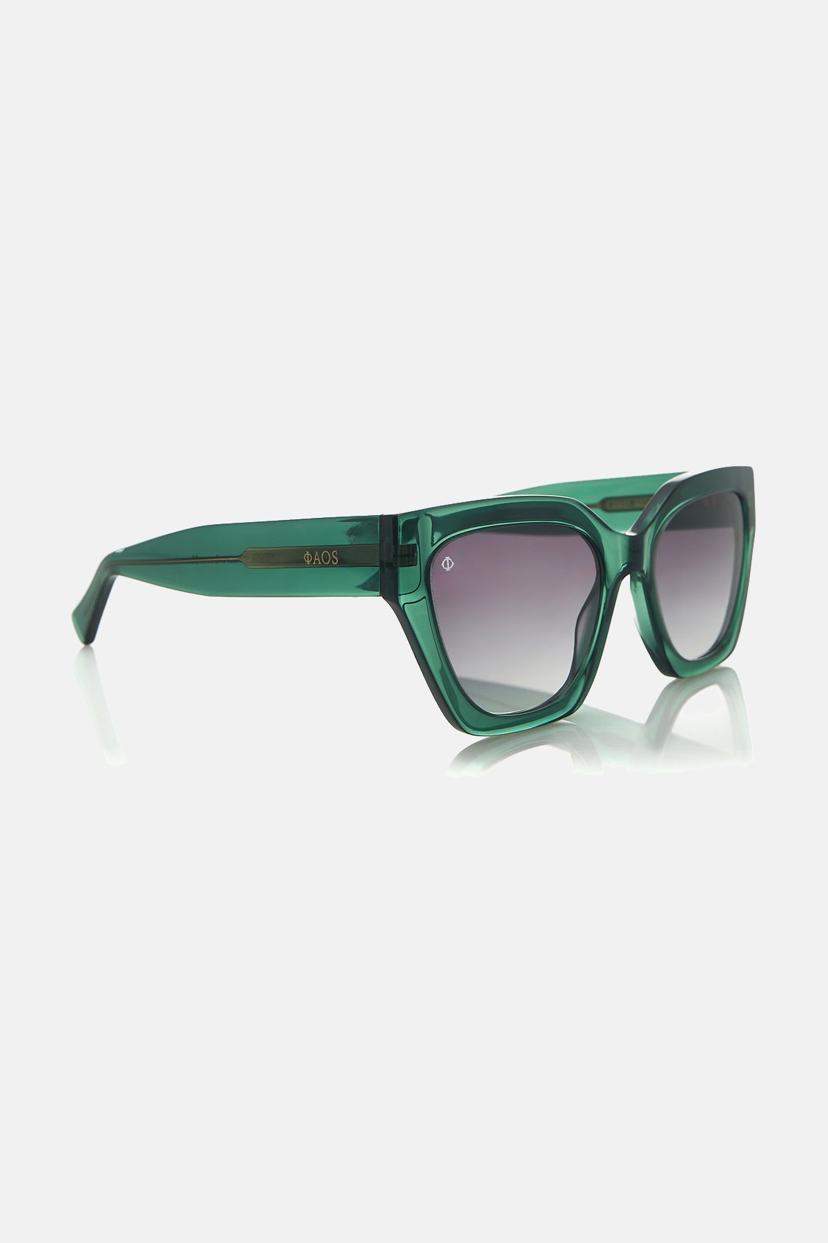 SUNGLASSES "SKYROS" CRYSTAL GREEN