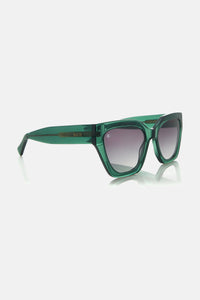 SUNGLASSES "SKYROS" CRYSTAL GREEN
