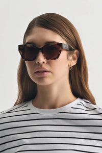 SUNGLASSES "SKYROS" MARBLE BROWN