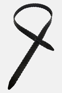 LEATHER BELT "ALICANTE" BLACK