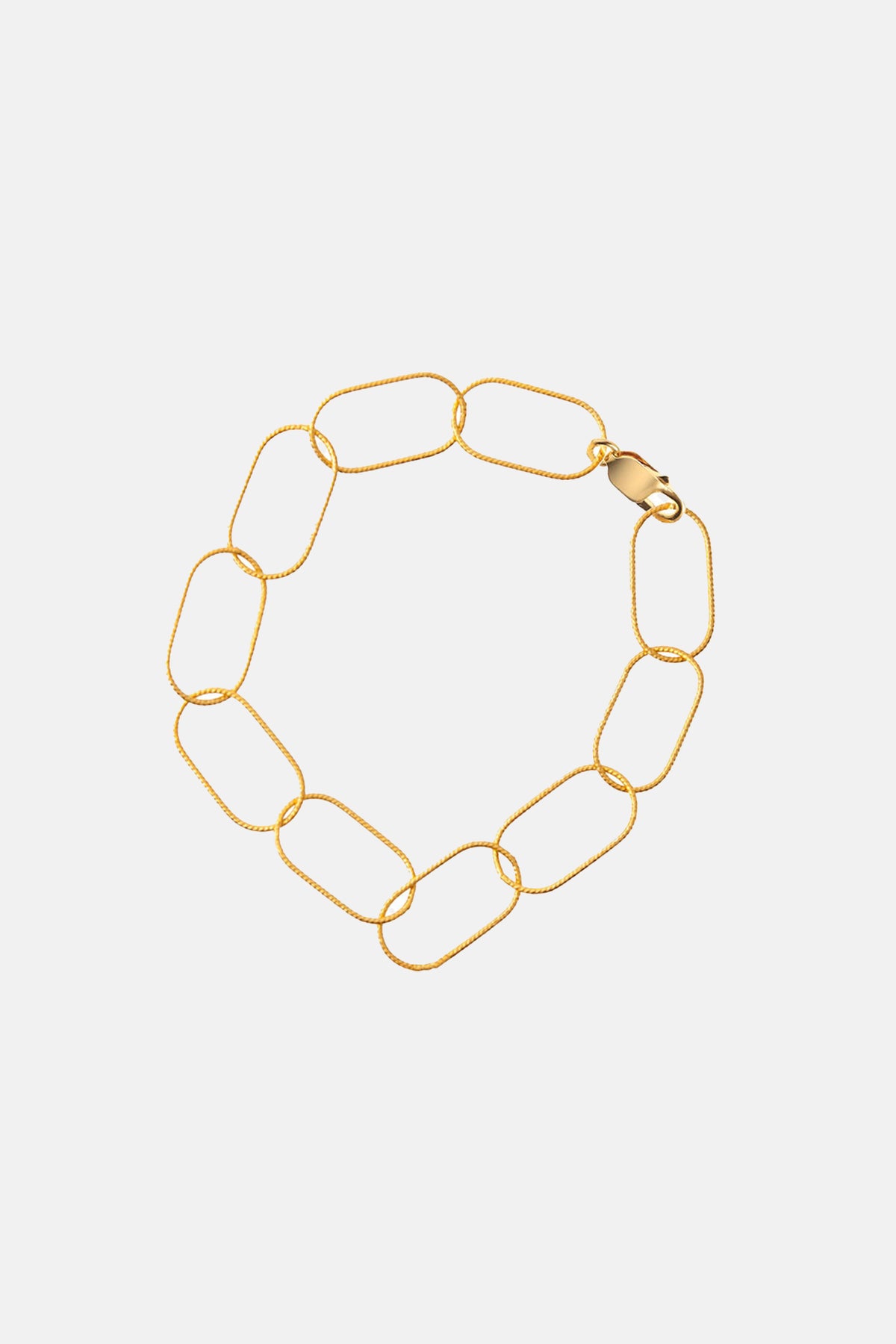 CHAIN BRACELET "STATEMENT“ GOLD
