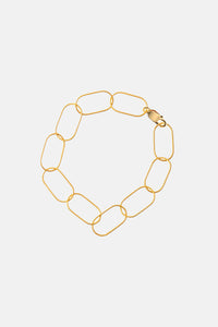 CHAIN BRACELET "STATEMENT“ GOLD