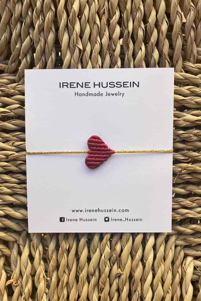 MAKRAMEE BRACELET "HEART"